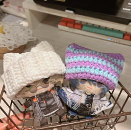 หมวกแมว 120.- / หมวกทูโทน 100.-